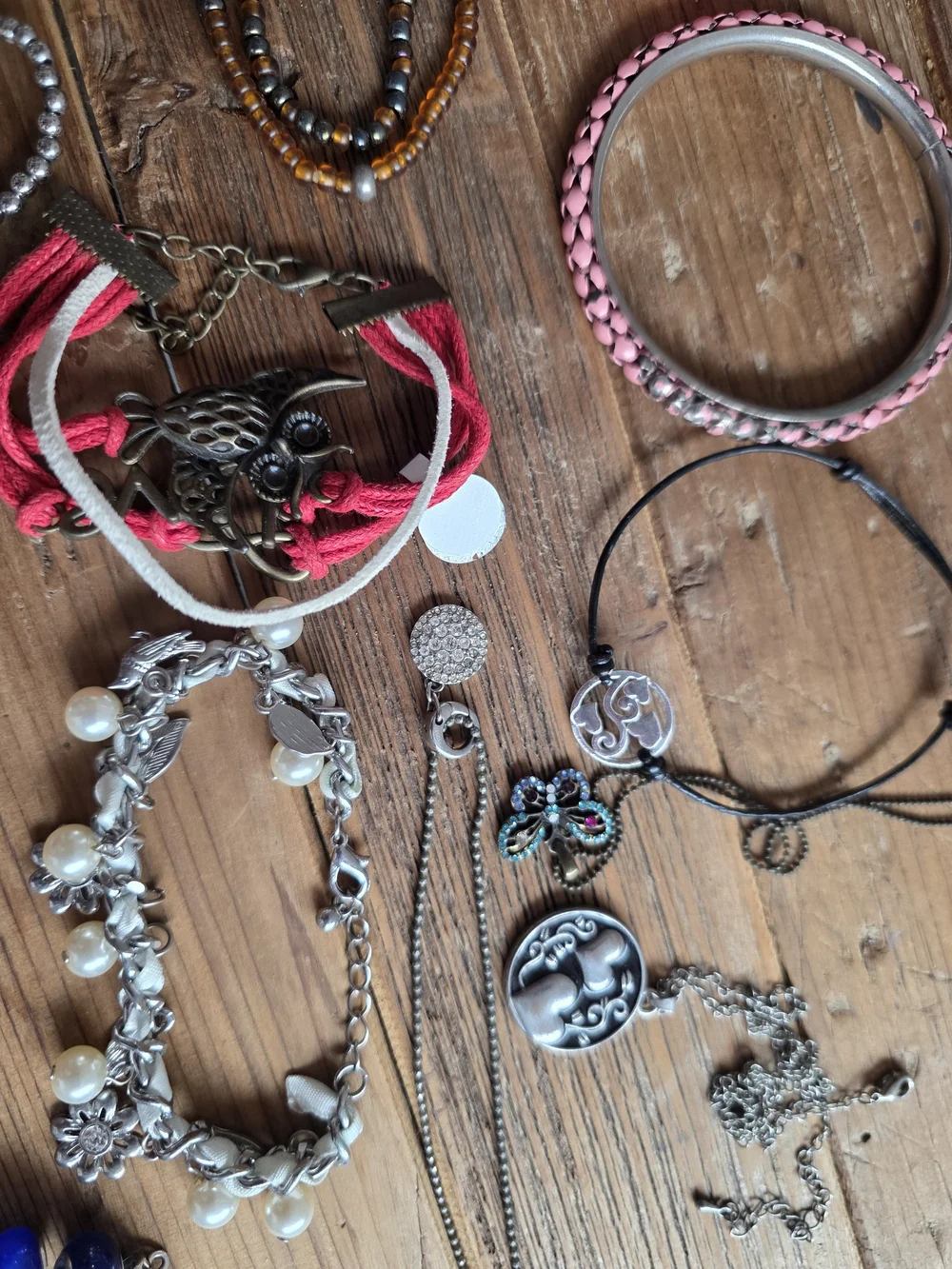 Girls Grab Bag! Assortment Of Bracelets, Necklaces, And Anklets!